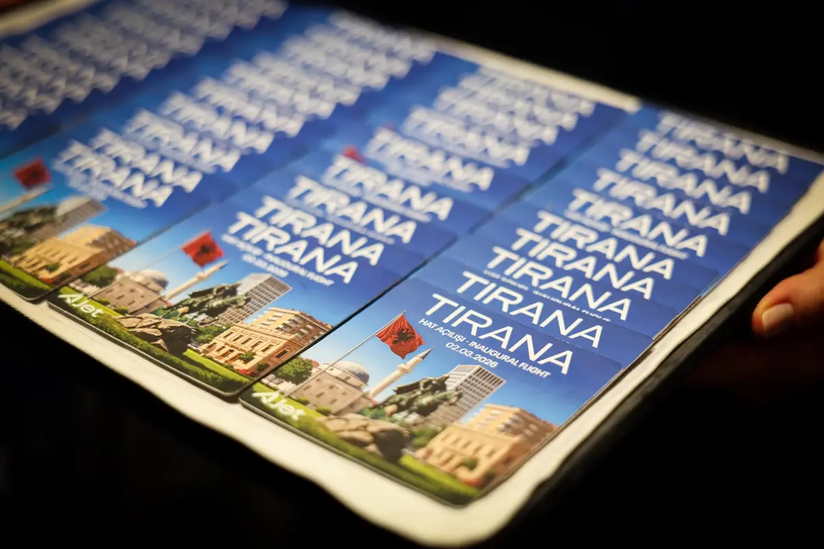 AJet, İstanbul ve Ankara’dan Tiran’a Haftalık 7 Uçuşla Yeni Hat Açtı