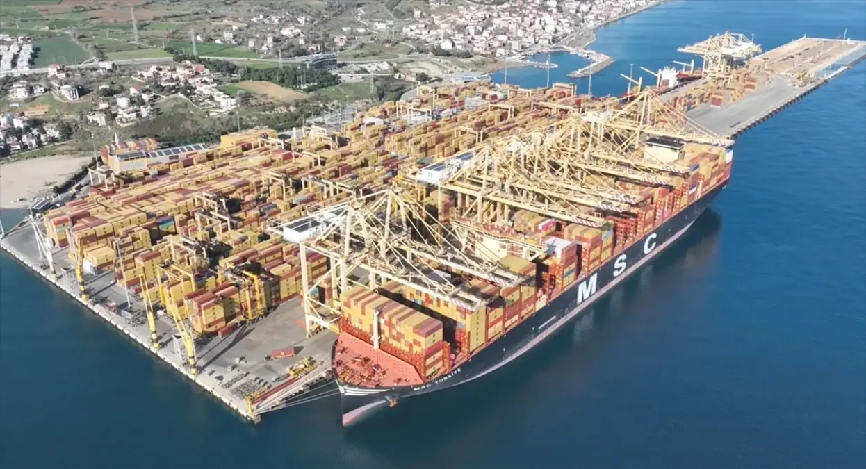 Asyaport Limanı'nda Elektrikli Besleme Sistemiyle 5 Bin Ton CO₂ Tasarrufu