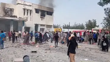 Saldırının etkilediği okul binası