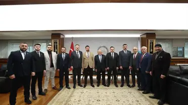 Alperen Ocakları Genel Başkanı Kocaman ile görüşme