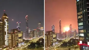 Dubai gökdelenleri üzerinde savunma operasyonu