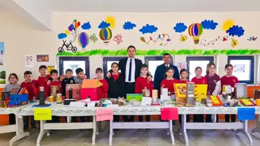 Öğrencilerin geri dönüşüm tasarımları