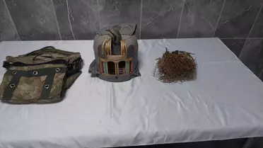 Kaçak av operasyonu sırasında çekilen fotoğraf