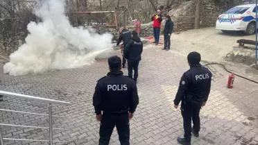 Yangın tatbikatı ekipmanları ve müdahale