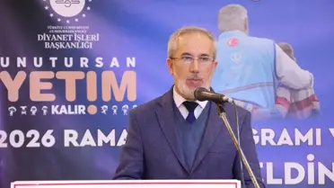 Yetim çocukların iftar sofrası
