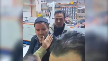 Güvenlik kamerası kaydında cep telefonu hırsızı