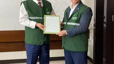 Yeşilay Aydın Şube Başkanı Gündüz ve Vali Canbolat toplantı anı