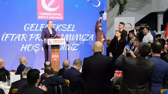 Fatih Erbakan konuşma anı