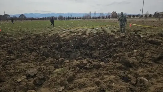 İHA enkazı Nahçıvan Havalimanı'nda