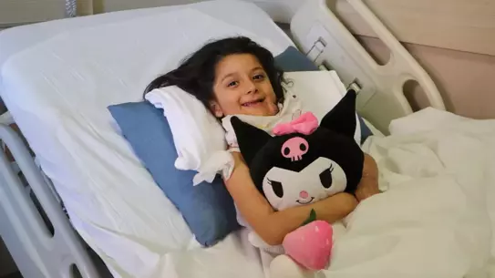 Ameliyat sonrası Gülşah'ın fotoğrafı