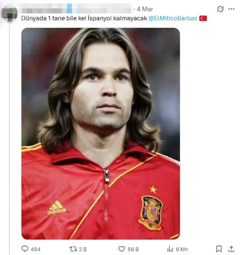 Sosyal medyada viral olan gönderi ekran görüntüsü