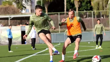 Alanyaspor antrenman anı