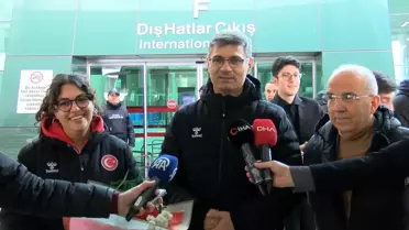 Madalya kazanan Türkiye atıcılarının grup fotoğrafı
