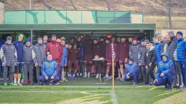 Trabzonspor antrenman anı
