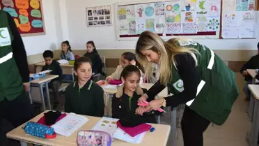 Eğitim sırasında kullanılan görsel materyal