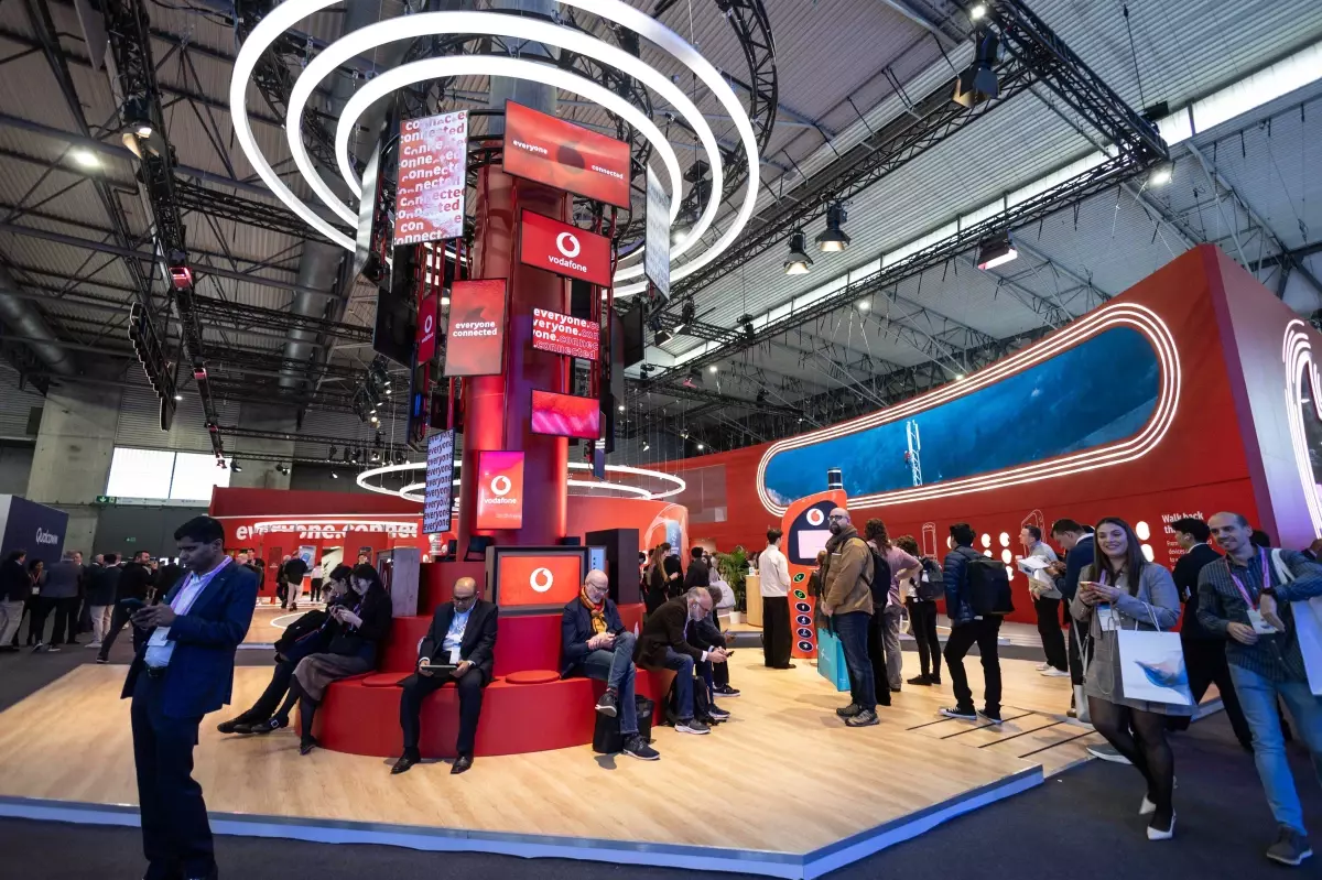 Vodafone, Mobil Dünya Kongresi'nde Yapay Zeka ve Uydu Çözümleriyle İlgi Çekti