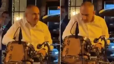 Gürcistan’da bateri çalan Paşinyan