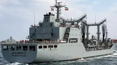 İran gemisinin detaylı görüntüsü