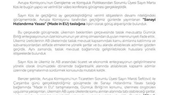 Türkiye-AB ticaret entegrasyonu