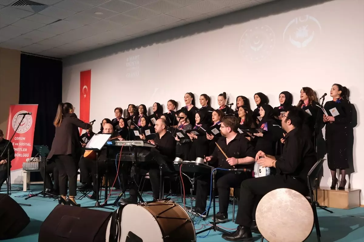 Çorum’da Kadın Çalışanlar Gönülden Ezgiler Korosu ile Dünya Kadınlar Günü’ne Müziğe Dair Anlamlı Bir Dokunuş