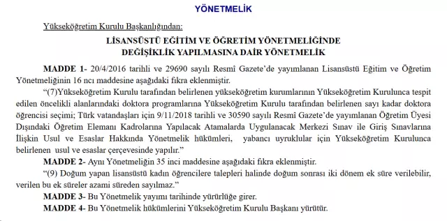 Doktora başvuru formu