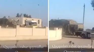 Azerbaycan birliklerinin İran sınırındaki konumları