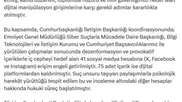 Engellenen hesapların ekran görüntüsü