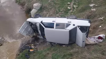 Kaza sonrası dere yatağı