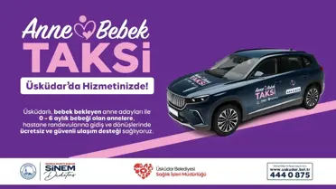 Üsküdar taksi hizmeti aracının içi