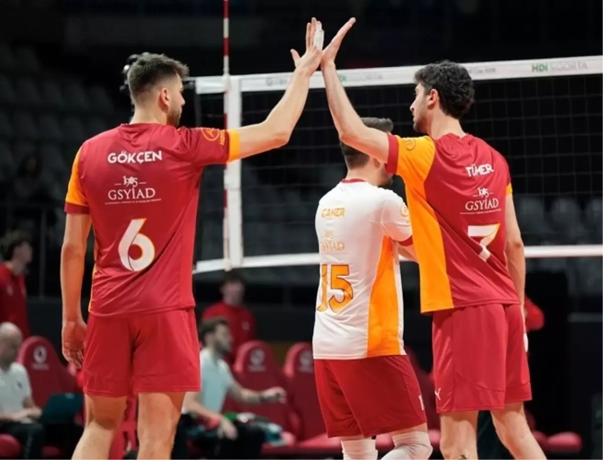 Galatasaray, CEV Kupası Çeyrek Finalinde Maaseik'e 3-2 Yenildi