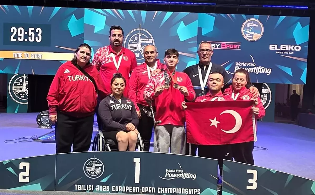 Türk Para Haltercileri 2026 Avrupa Şampiyonasında Altın ve Gümüşe Uzandı