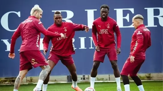 Galatasaray antrenmanından bir kare