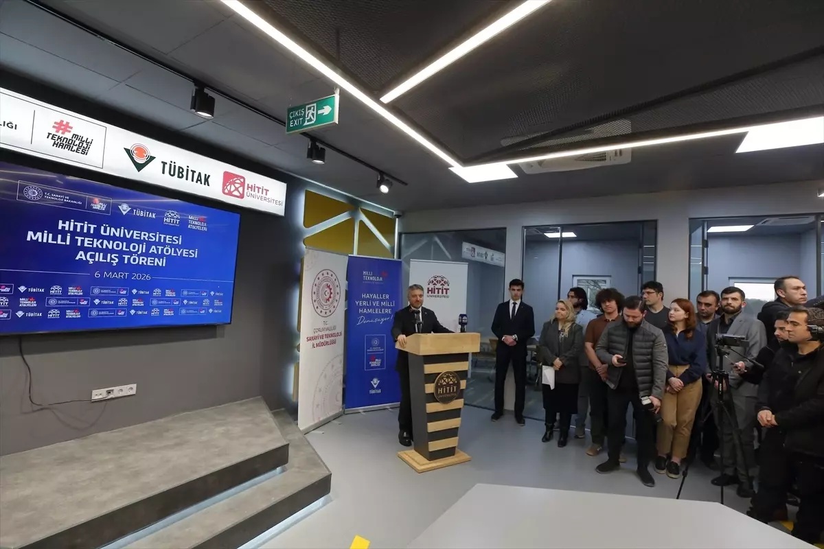Hitit Üniversitesi'nde Milli Teknoloji Atölyesi Kapılarını Açtı