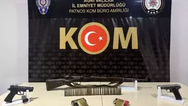 Operasyon sırasında ele geçirilen silahlar