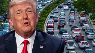 Trump'ın benzin fiyatlarıyla ilgili açıklama yaptığı an