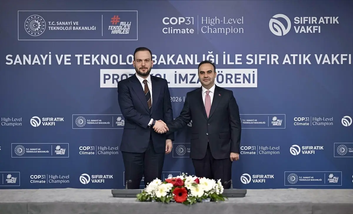 Sanayi ve Teknoloji Bakanlığı, Sıfır Atık Vakfı ile Yeşil Dönüşüm Protokolü İmzaladı