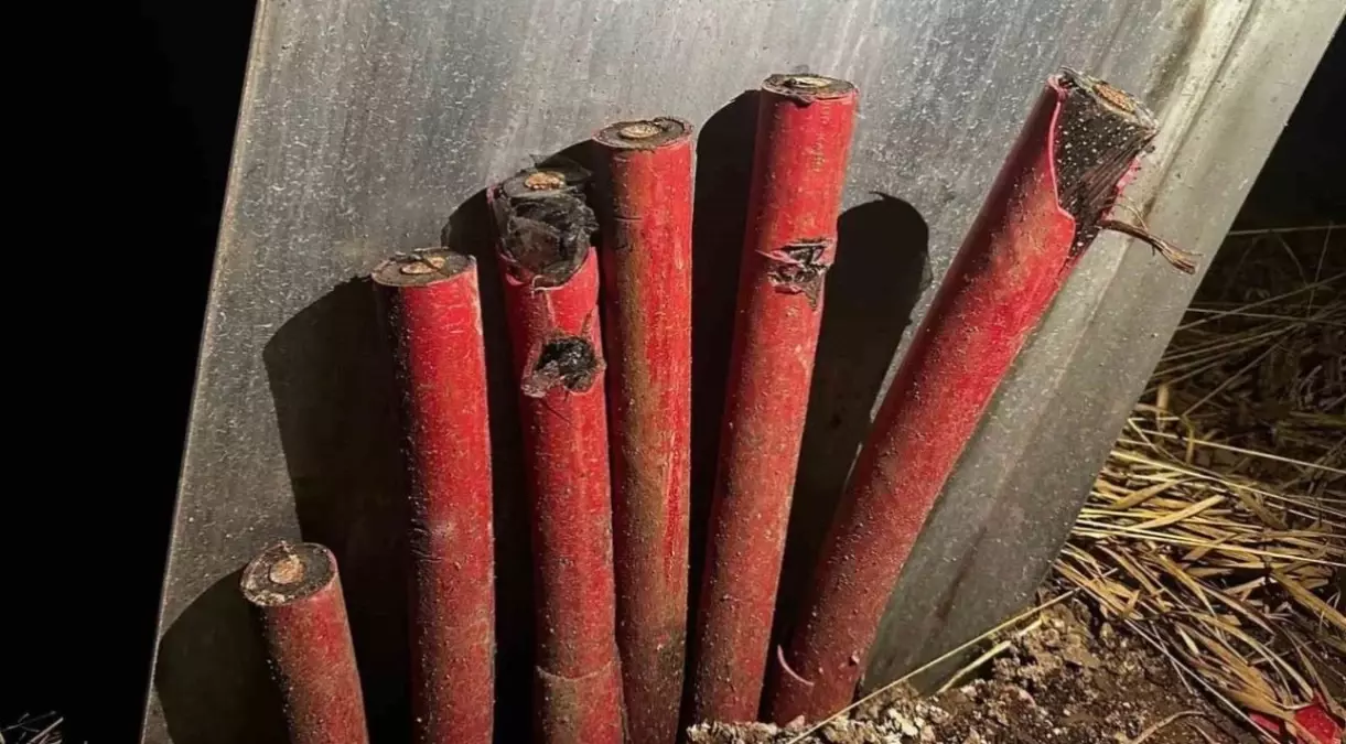 Artvin'de 1 Milyon Liralık Bakır Kablo Hırsızlığı Çözülerek İki Şüpheli Tutuklandı