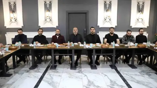 İftar programından bir kare