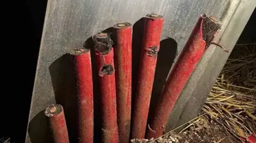 Vinçle kablo çalan şüpheliler