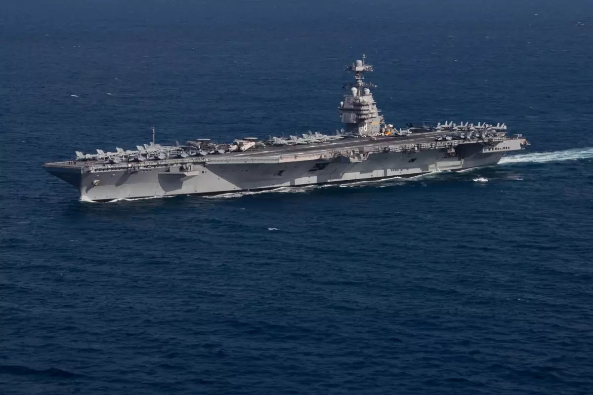 USS Gerald R. Ford Kızıldeniz'e ulaştı