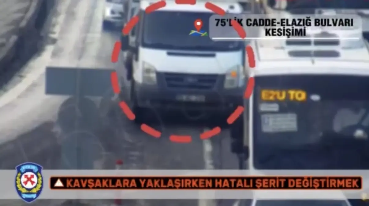Diyarbakır’da KGYS Tabanlı Trafik Denetimi: Binlerce Sürücüye Ceza Kesildi