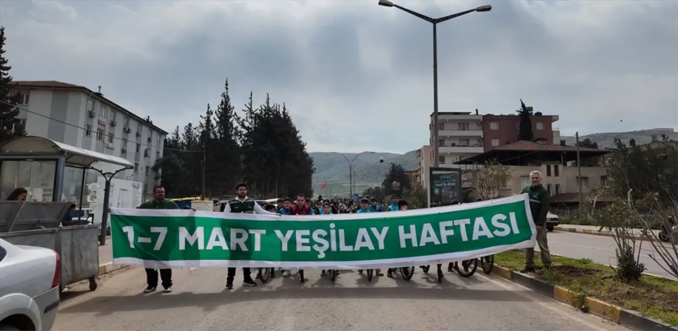 Reyhanlı’da Yeşilay Haftası Bisiklet Turu ile Bağımlılığa Dikkat Çekildi