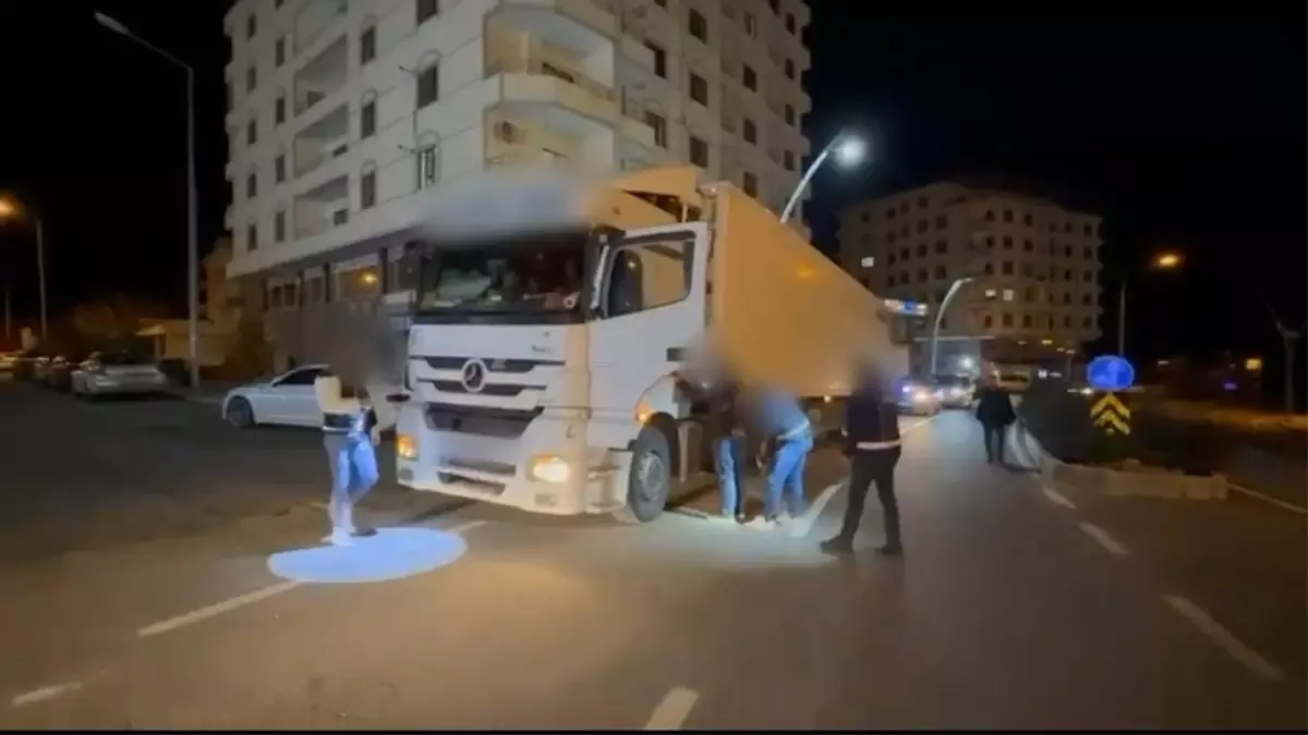 Batman’da Sınırları Aşan Kaçak Göçmenler TIR’da Yakalandı