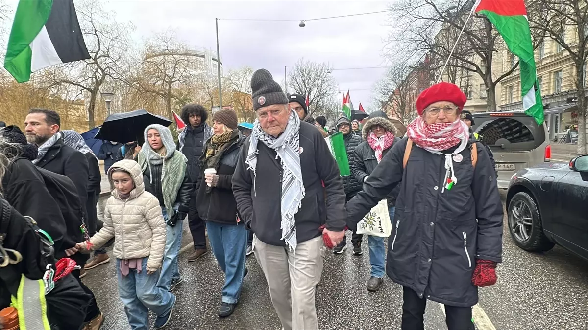Stockholm’da Yüzlerce Gösterici, Batı Şeria’yı İşgal Kararına Karşı Çıktı