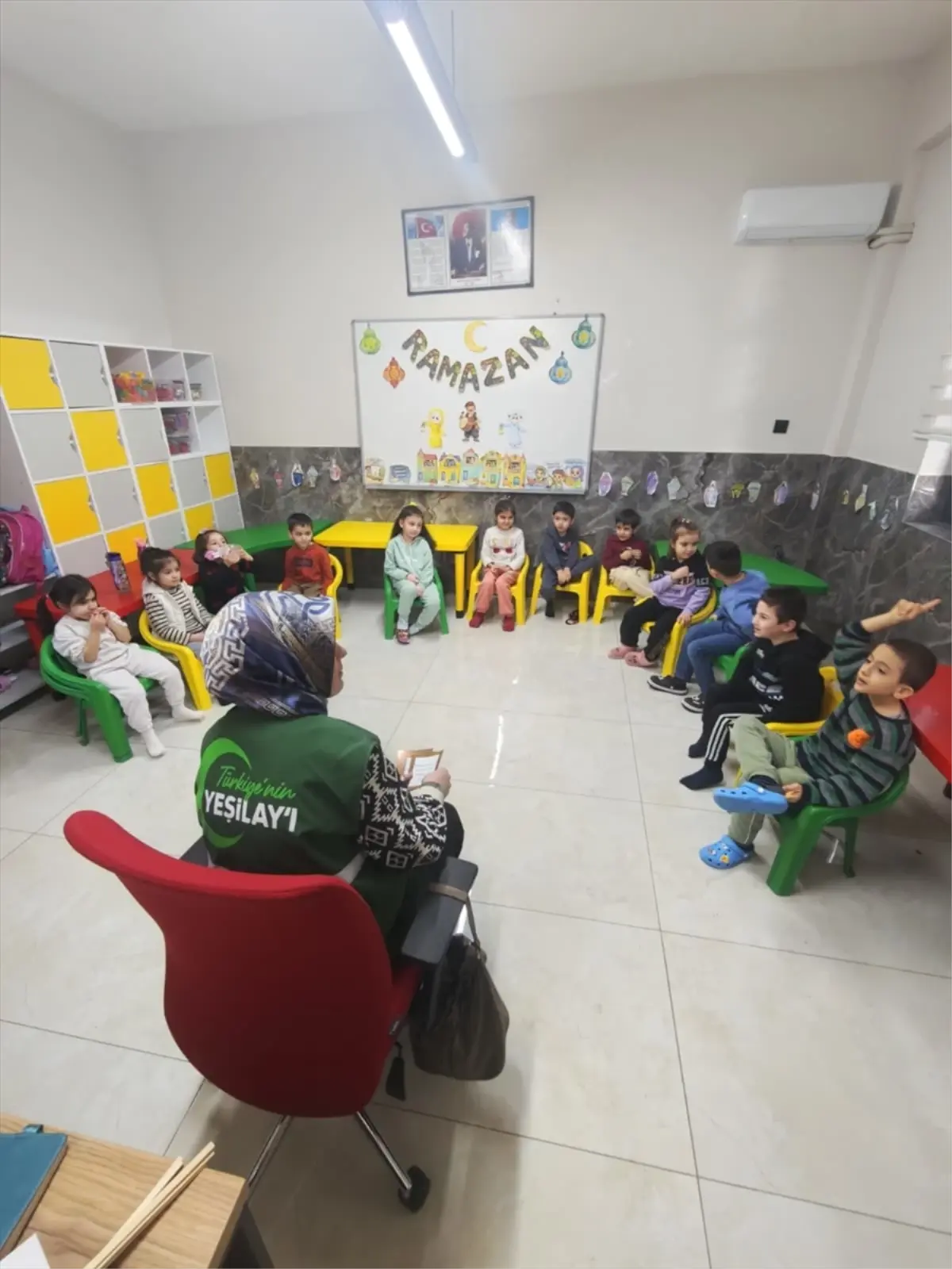 Yeşilay Kayseri'den 4-6 Yaş Çocuklara Sağlıklı Yaşam Atölyesi