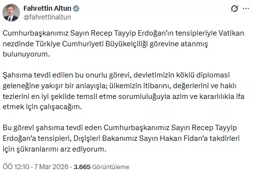 Fahrettin Altun'un yeni görev töreni