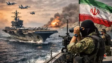 ABD'nin Dev Savaş Gemisi Orta Doğu'ya Gitti, İran Hürmüz Boğazı'nda Karşılık Veriyor