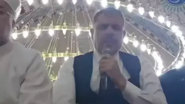 İçişleri Bakanı Mustafa Çiftçi, Selçuklu Camii'nde Teravih Sonrası Kur'an Okudu