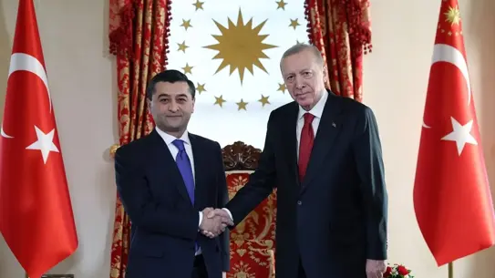 Toplantı sırasında Erdoğan ve bakanlar