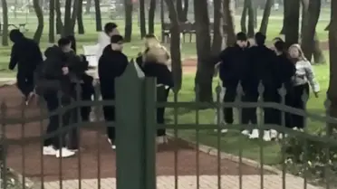 Kavga anının cep telefonu kaydı